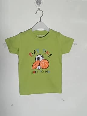 Boys T-shirt - Clr Olive Green