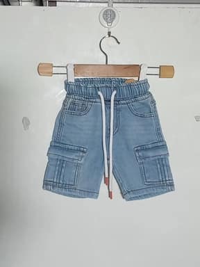 Jeans short 4 pocket nicker for boys blue