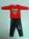 1 month to 1 year full sleeves shirt + trouser Red Black