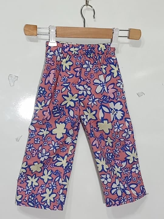 Girls suit floral tea pink thumbnail 2