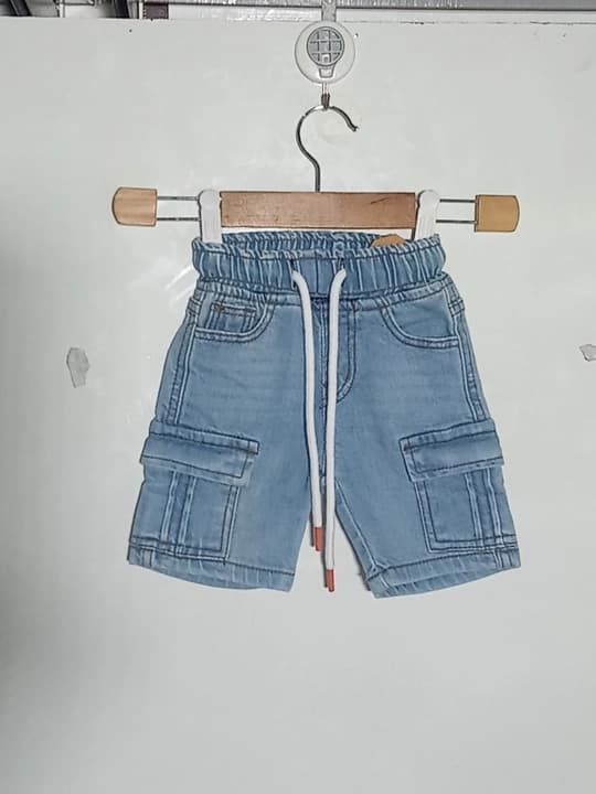 Jeans short 4 pocket nicker for boys blue thumbnail 1