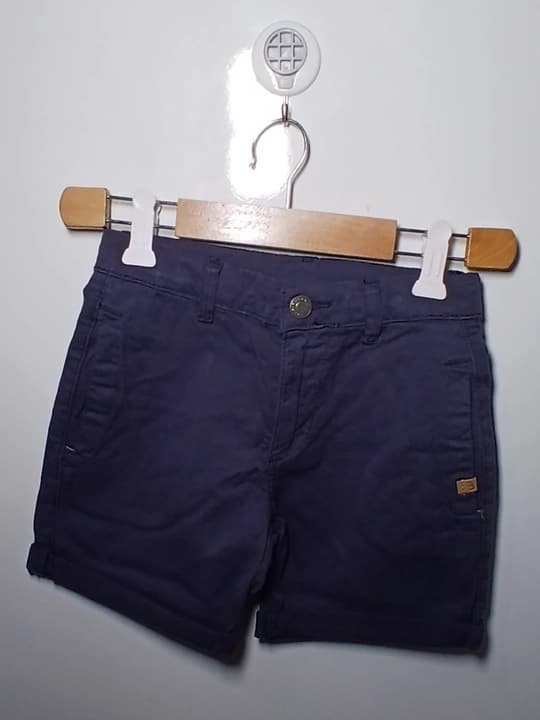Navy blue Cotton kids shorts