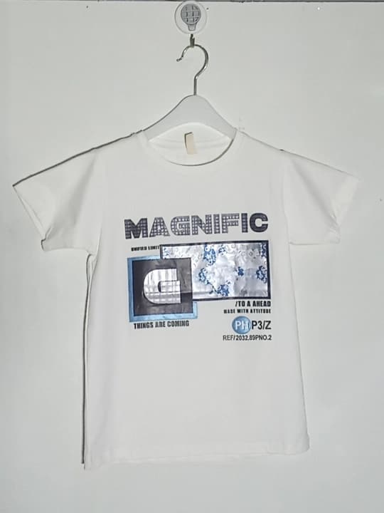T-shirt - Clr Off-White - 075